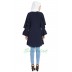 Modest Designer Kurti - Navy Blue Modest Designer Kurti - Navy Blue